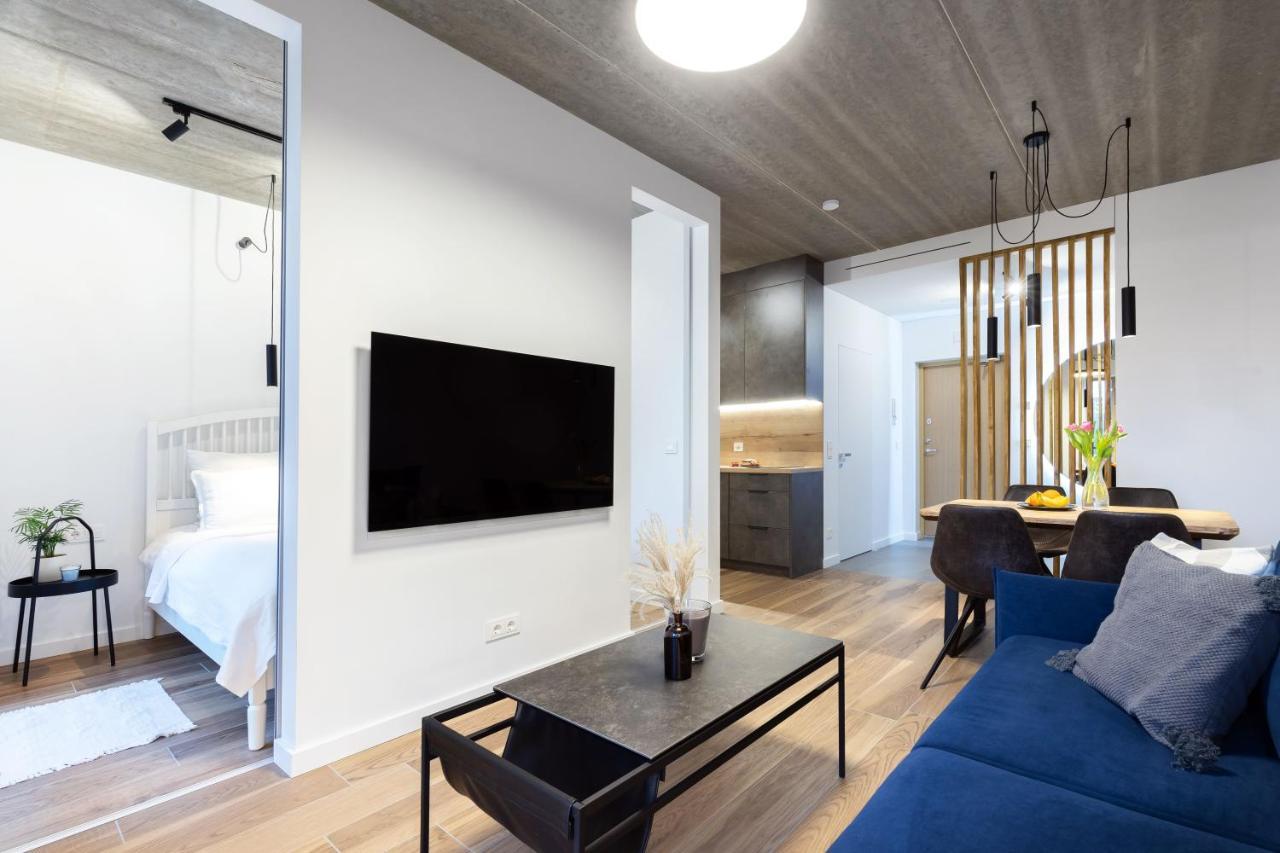 City Center Sanctuary Modern Business-Class Studio With Free Parking In The Heart Of Vilnius Luaran gambar